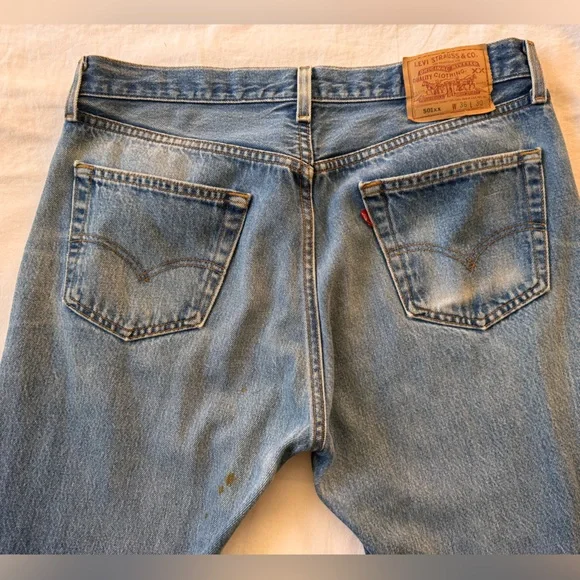 Vintage Levi's 501 Jeans Size 36 / 30 - Picture 5 of 8